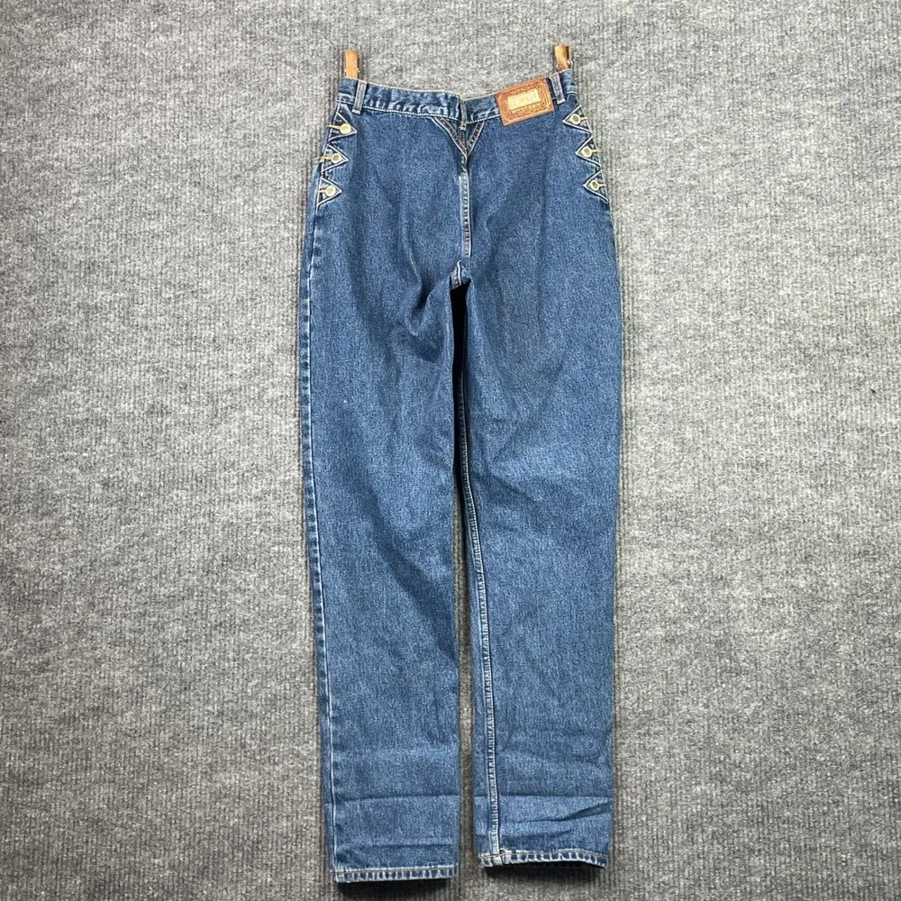 Lawman Jeans Womens 11/12 Blue Vintage Western High Rise Relaxed Straight Leg